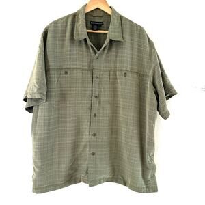 5.11‎ Tactical Button Front Snap Short Sleeve Shirt Size XXLarge Green